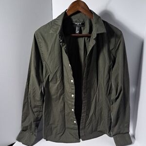 Forever 21 Olive Green Men's Shirt